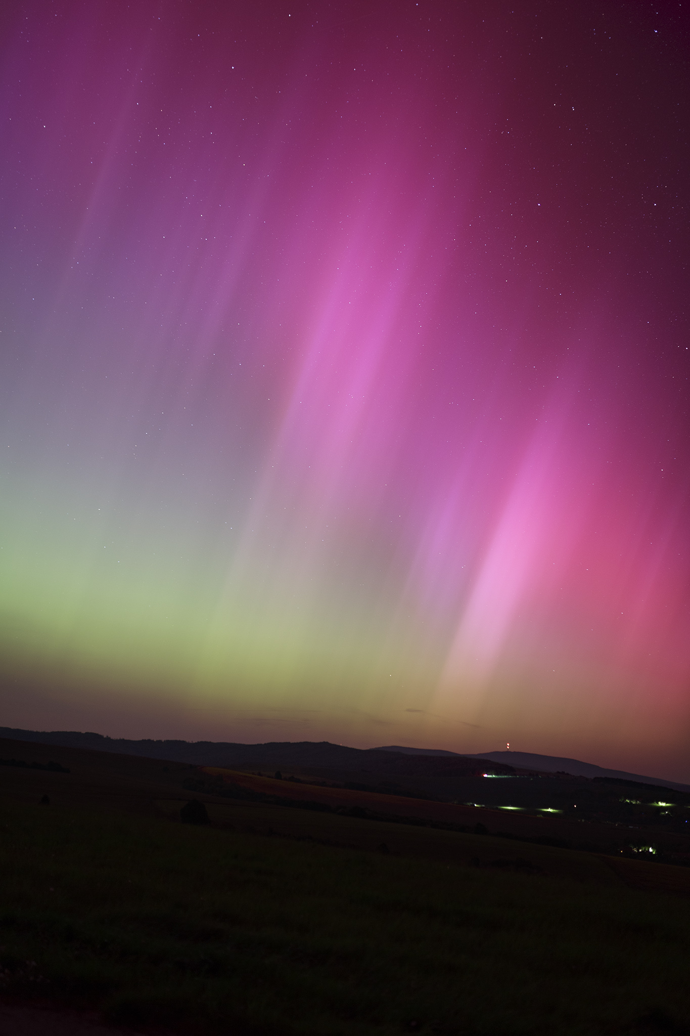 9 Kamenec viewpoint, Slovakia aurora Ondrej Kralik